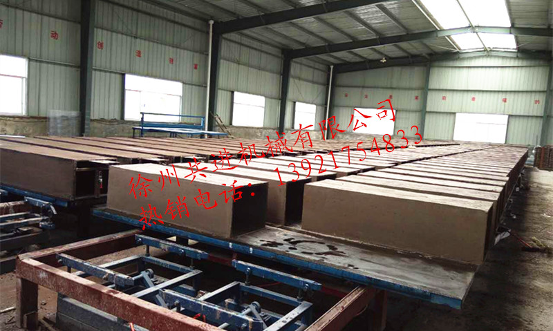 4-5分鐘快速成型新款煙道機(jī)，普通水泥煙道機(jī)生產(chǎn)線 煙道設(shè)備